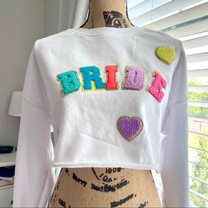 Bride Crop Sweater